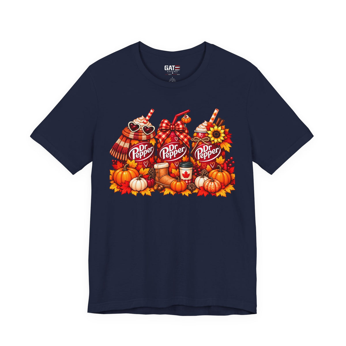 Dr Pepper seasonal soda T-shirt mockup