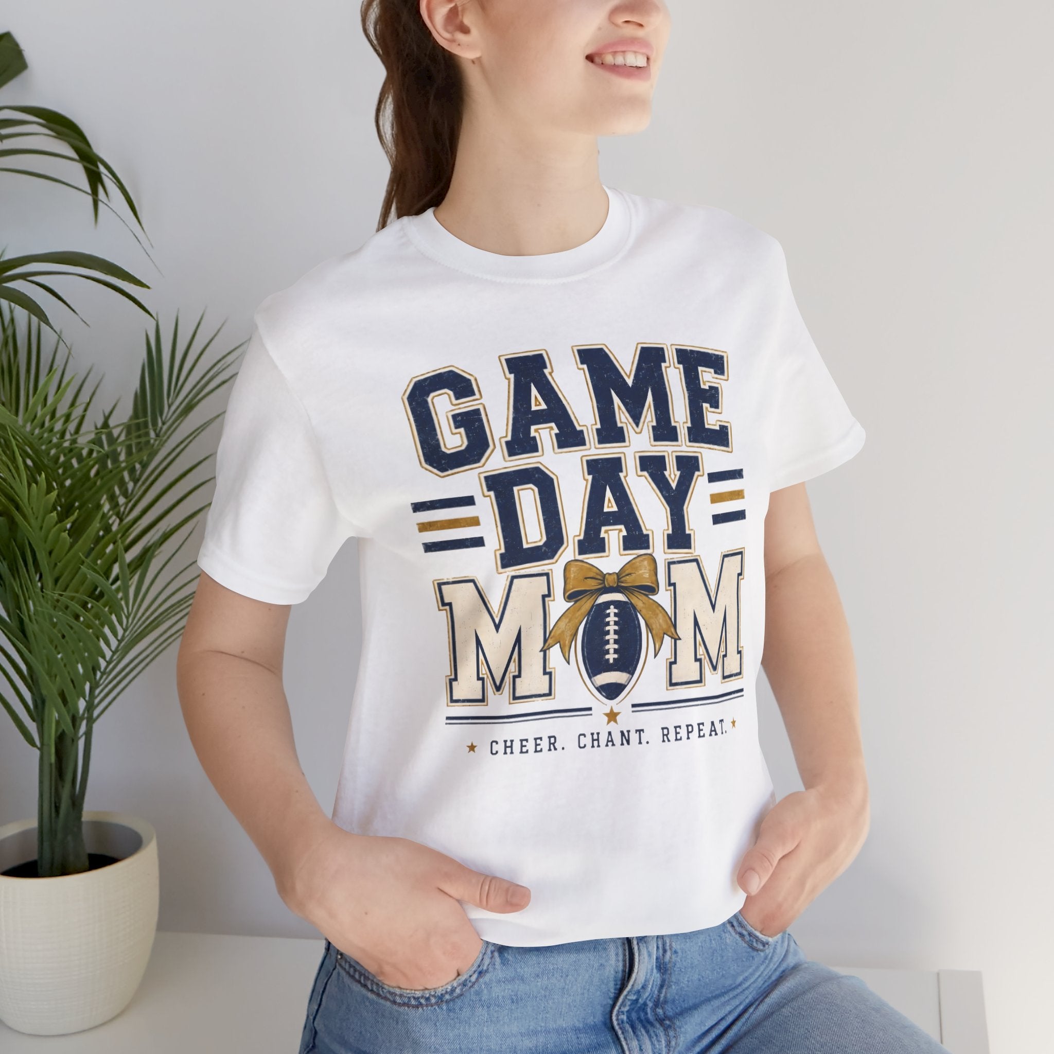 Game Day Mom T-Shirt — Football Cheer & Mom Tee ("Game Day Mom" design)