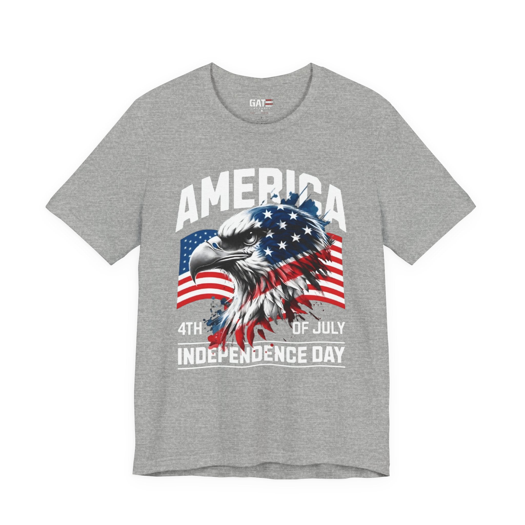 America Independence Day Shirt, Patriotic Eagle Flag Tee, 4th of July Shirt, USA Freedom Graphic T Shirt, American Pride Gift