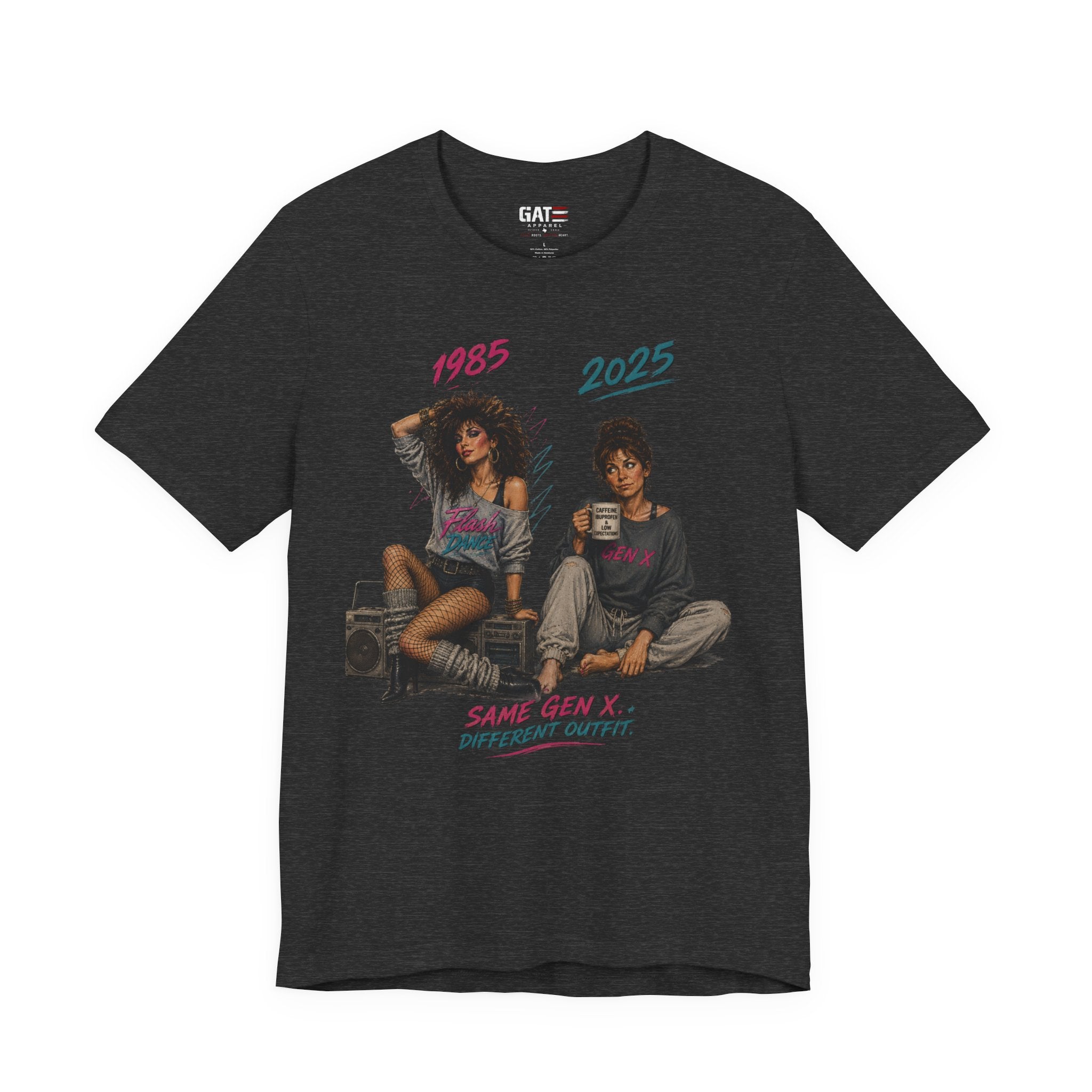 Retro 80s Vibes Tee — "1985 2023 Same Deal?" Graphic T-Shirt
