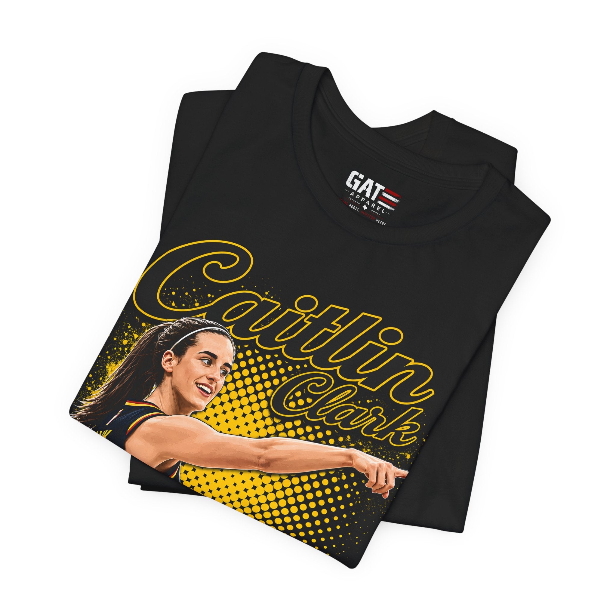 Caitlin Clark Basketball Tee – Women's Basketball Player Graphic T‑Shirt
