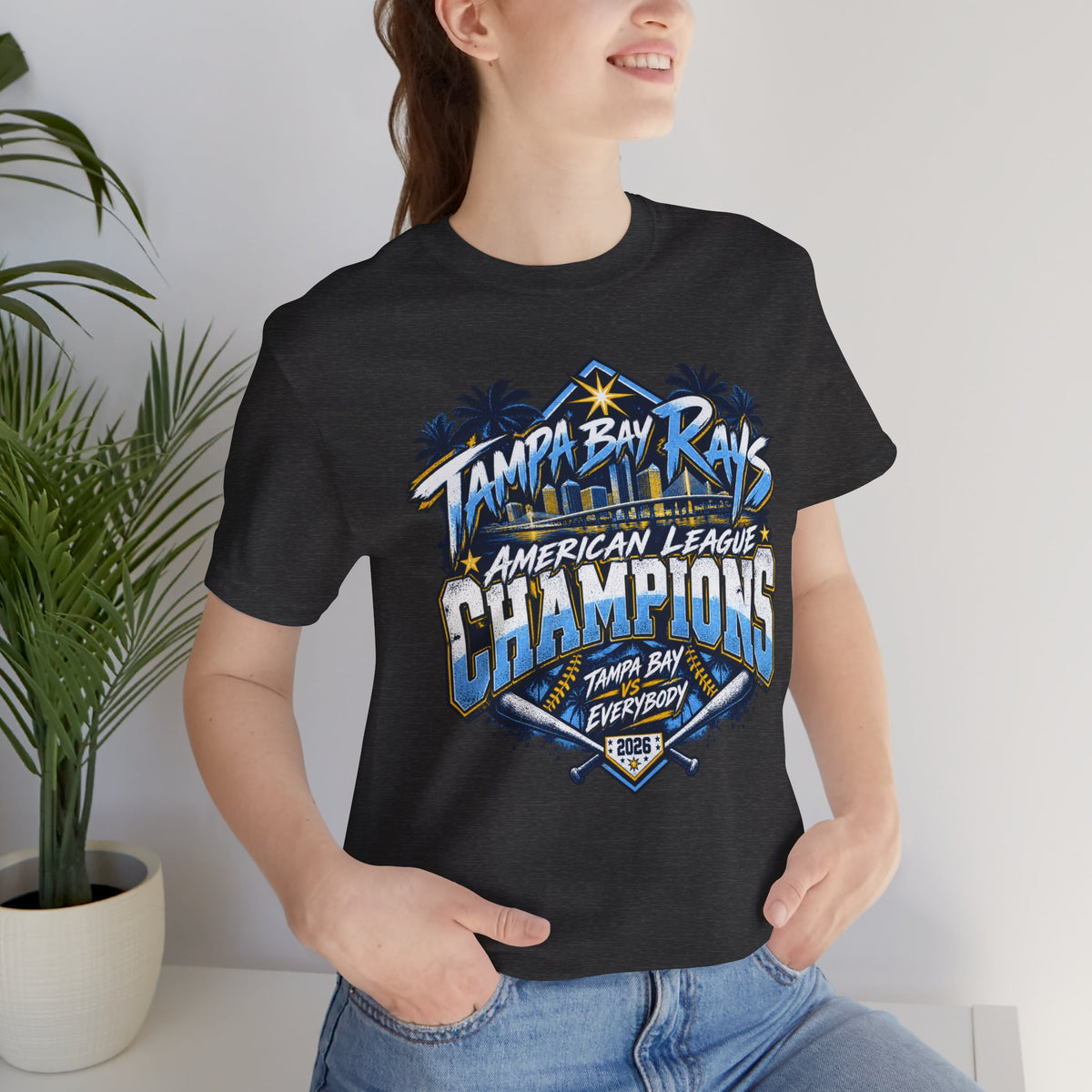 Tampa Bay Rays Champions Tee — "American League Champions" Baseball Shirt