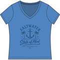 Saltwater State of Mind V-Neck Tee