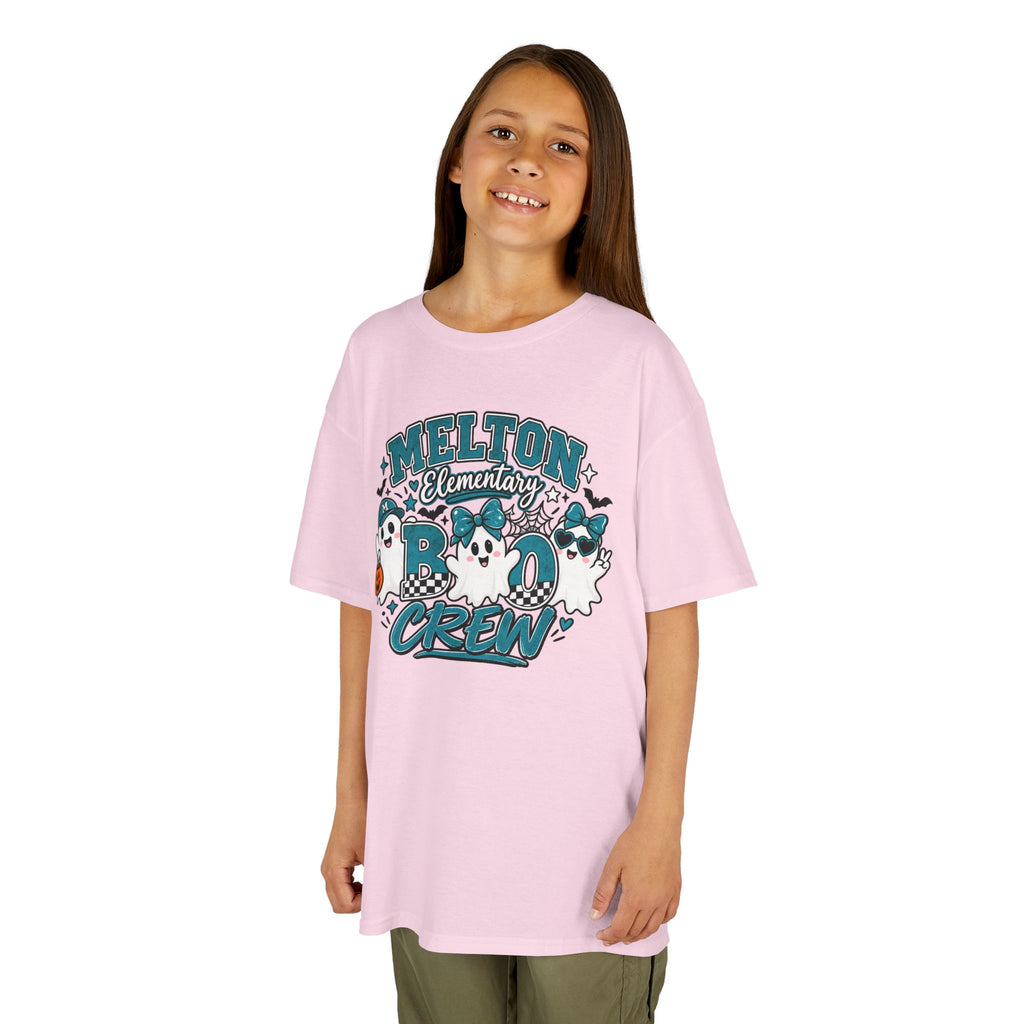 Melton Elementary Kids Boo Crew' Halloween T-Shirt