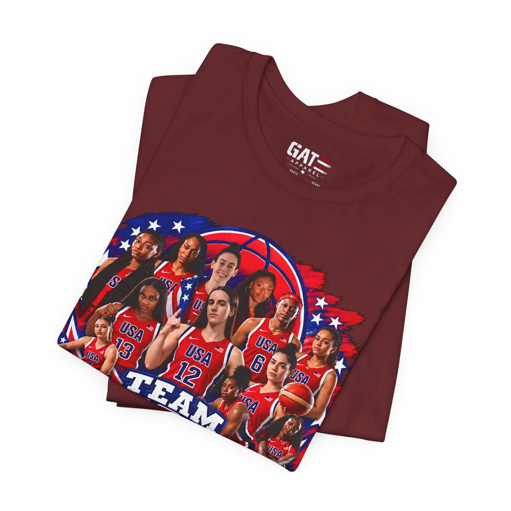 Team USA Women's Basketball Shirt | FIBA Tee 2026 Design 1
