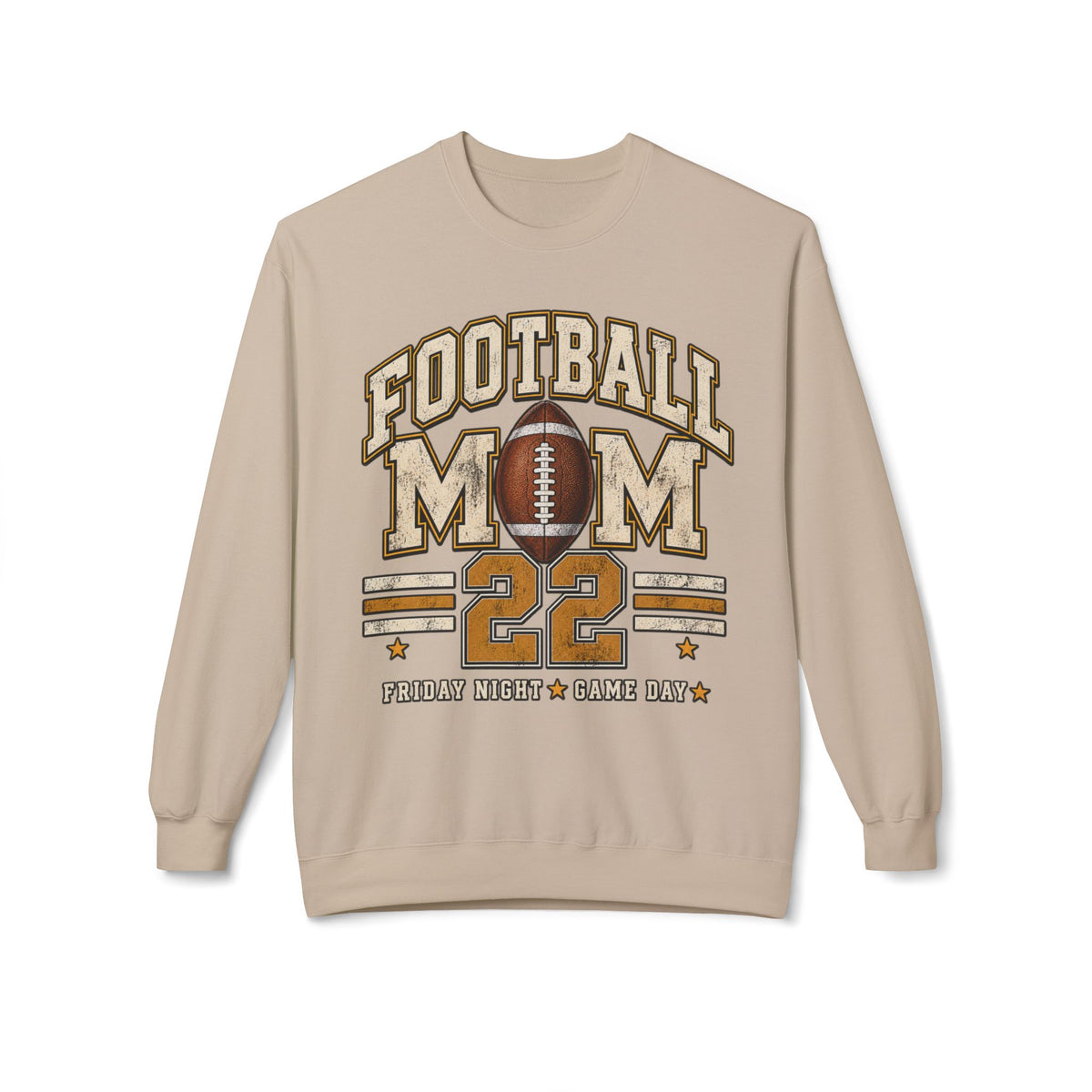 Personalized Football Mom Crewneck Sweatshirt | Custom Player Name & Number
