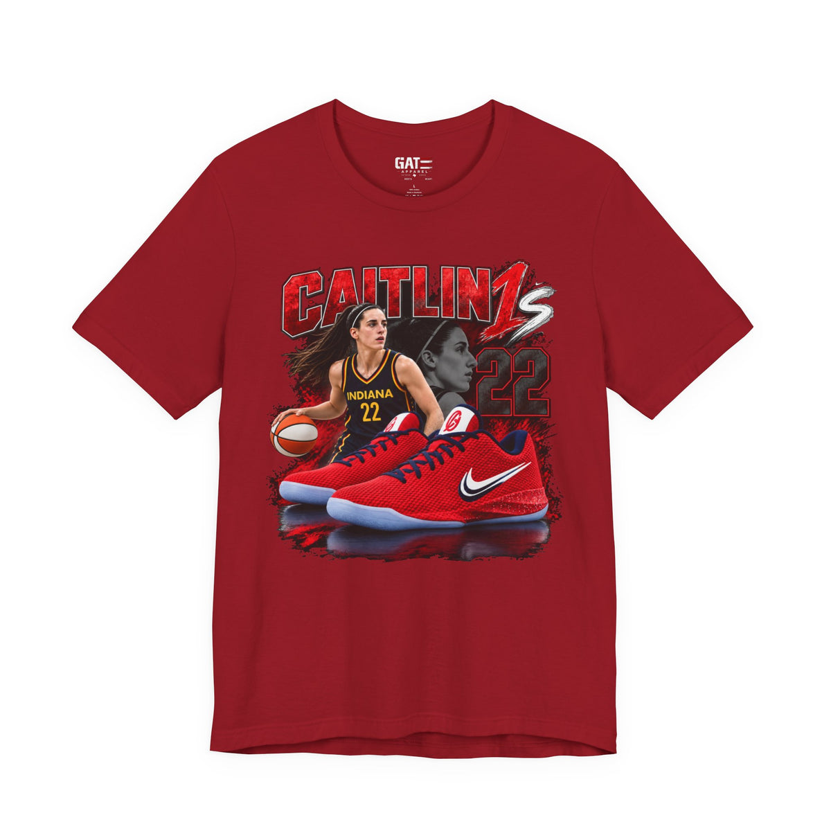 Caitlin Clark Caitlin 1s USA Reds Sneaker Shirt