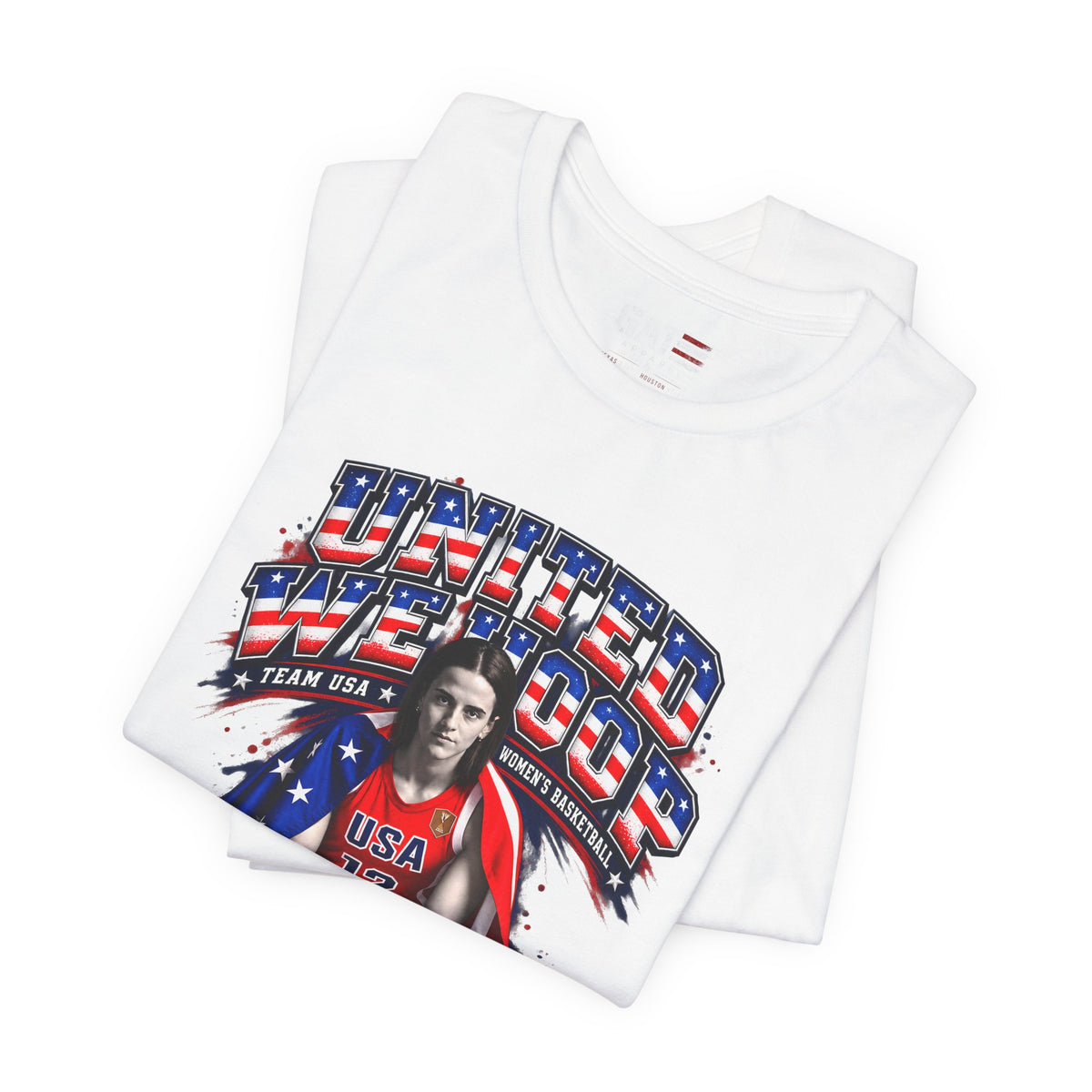 Caitlin Clark Team USA Shirt | WNBA Tee Style 2