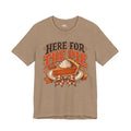 Here For The Pie T-Shirt — Retro Pumpkin Pie Thanksgiving Tee