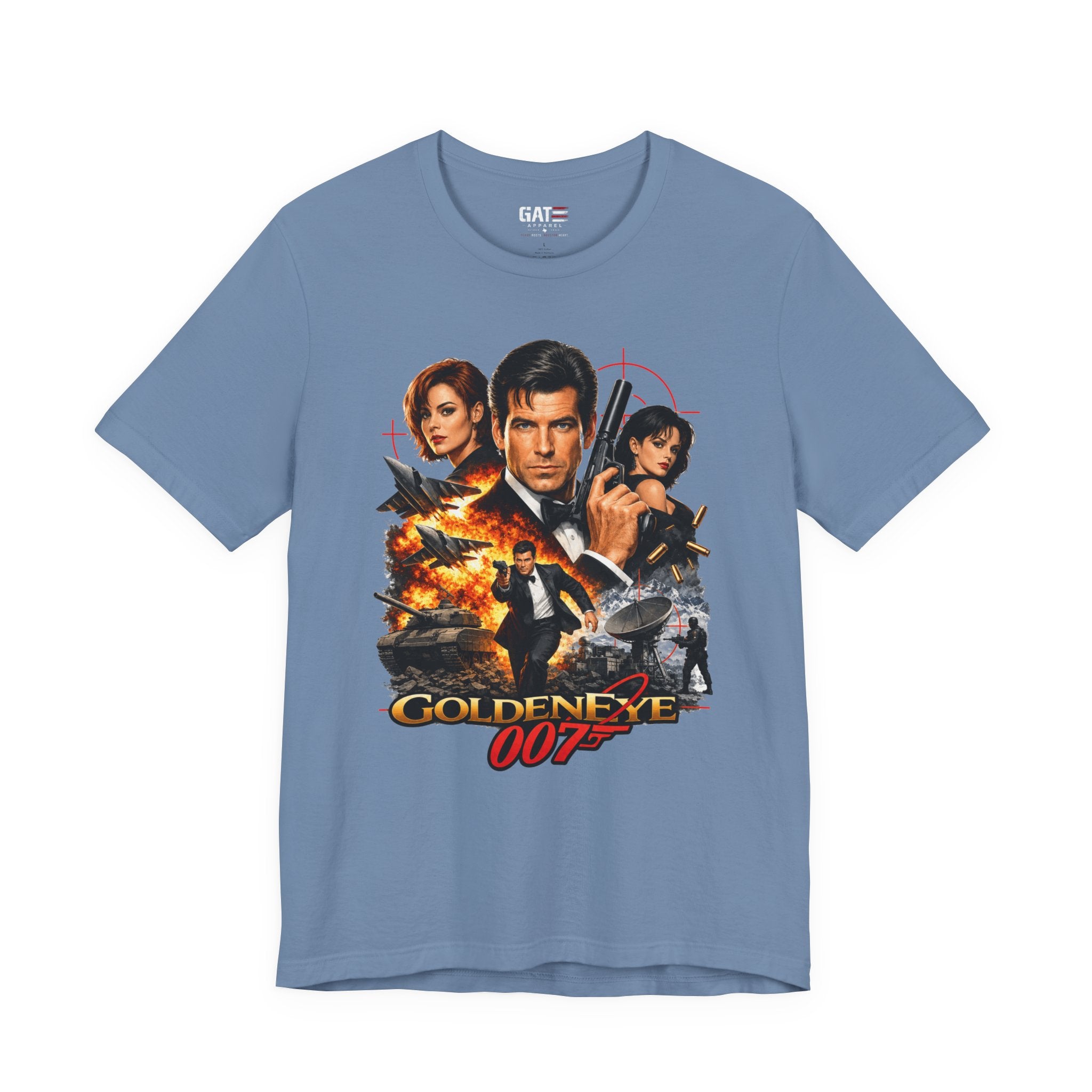 Retro Gamer Shirt, Classic N64 Gaming Tee, FPS Video Game Shirt, Old School Gamer Gift, Retro Gaming Movie Poster Tee | Graphic T-Shirt