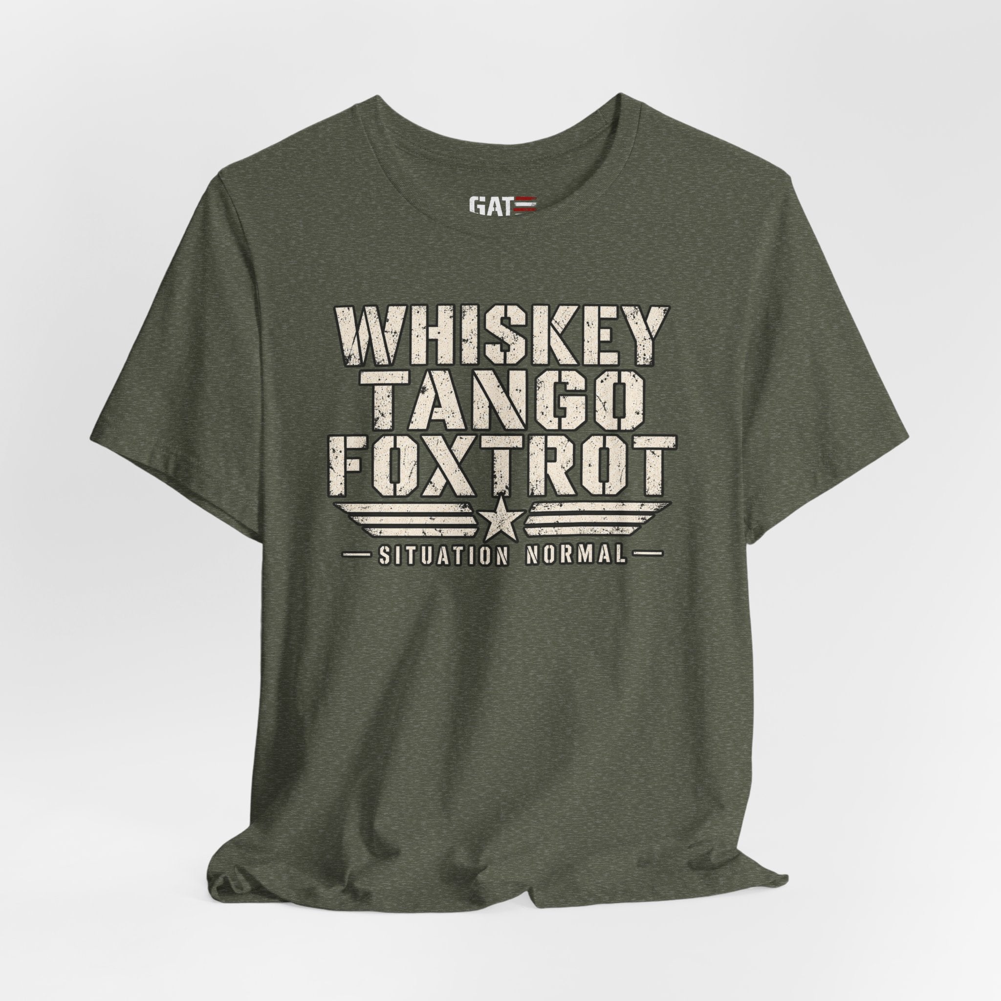 Whiskey Tango Foxtrot Tee — "Situation Normal" Military