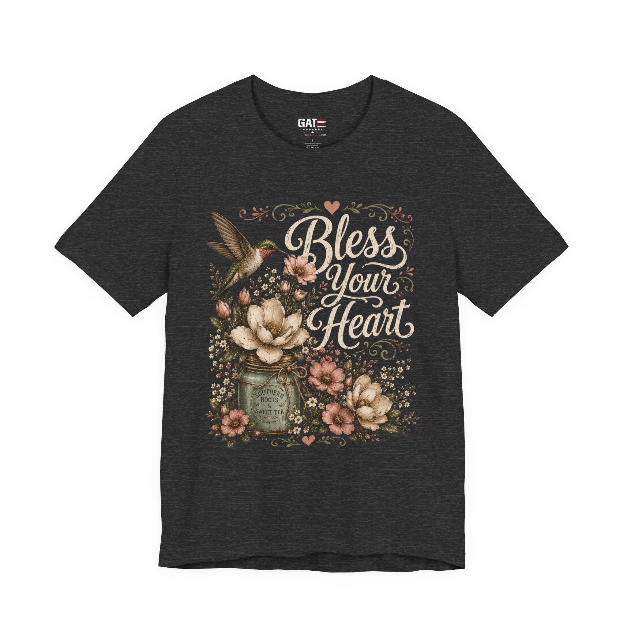 Funny Southern Shirt, Bless Your Heart Tee, Southern Humor Graphic Tee, Magnolia Floral Shirt, Country Girl Gift, Farmhouse Style Tee