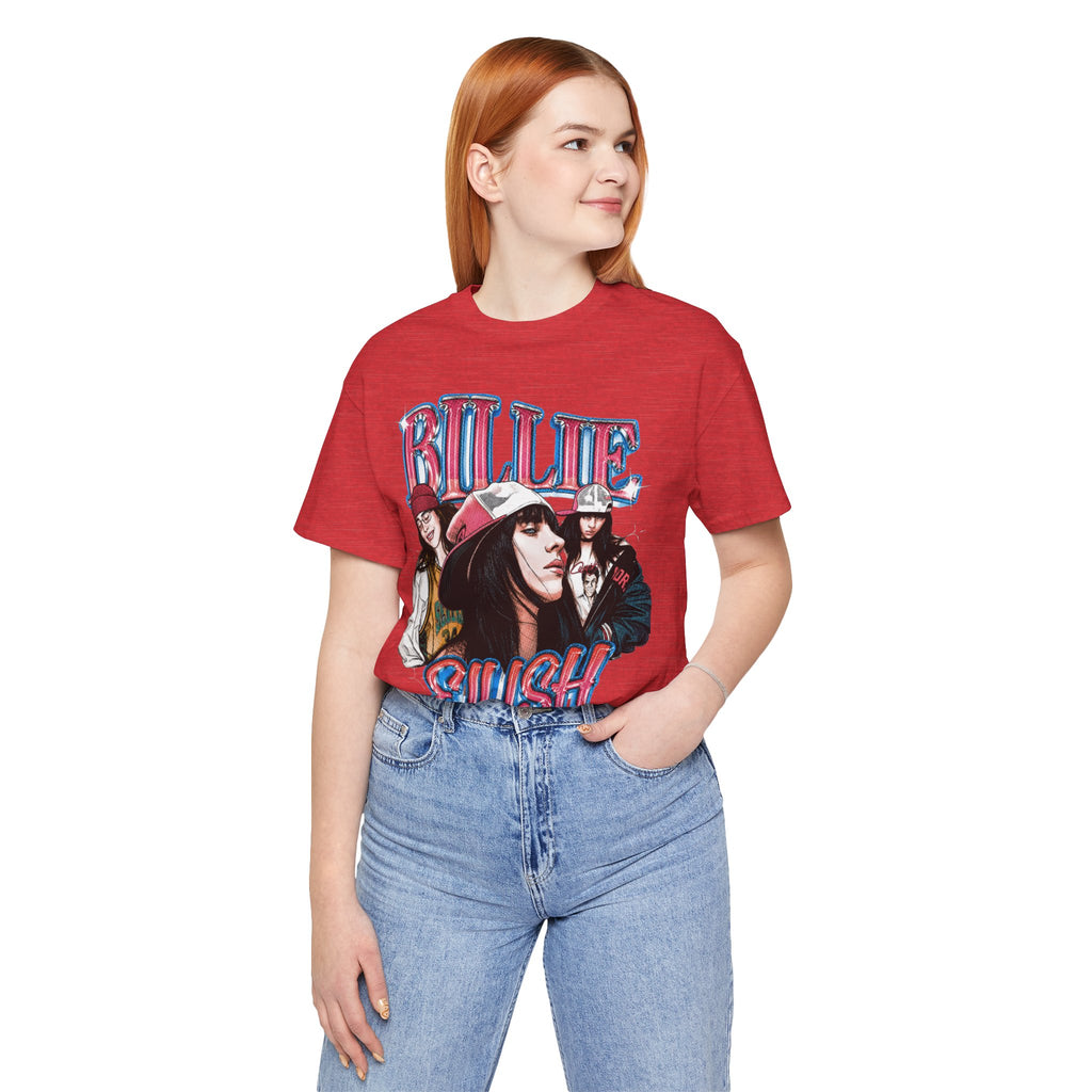 Graphic Tee — Retro Pop Artist Portrait "Billi Eilish"
