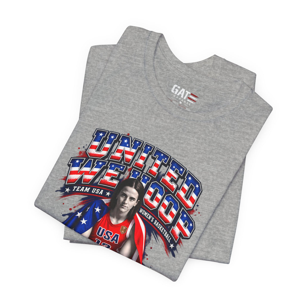 Caitlin Clark Team USA Shirt | WNBA Tee Style 2