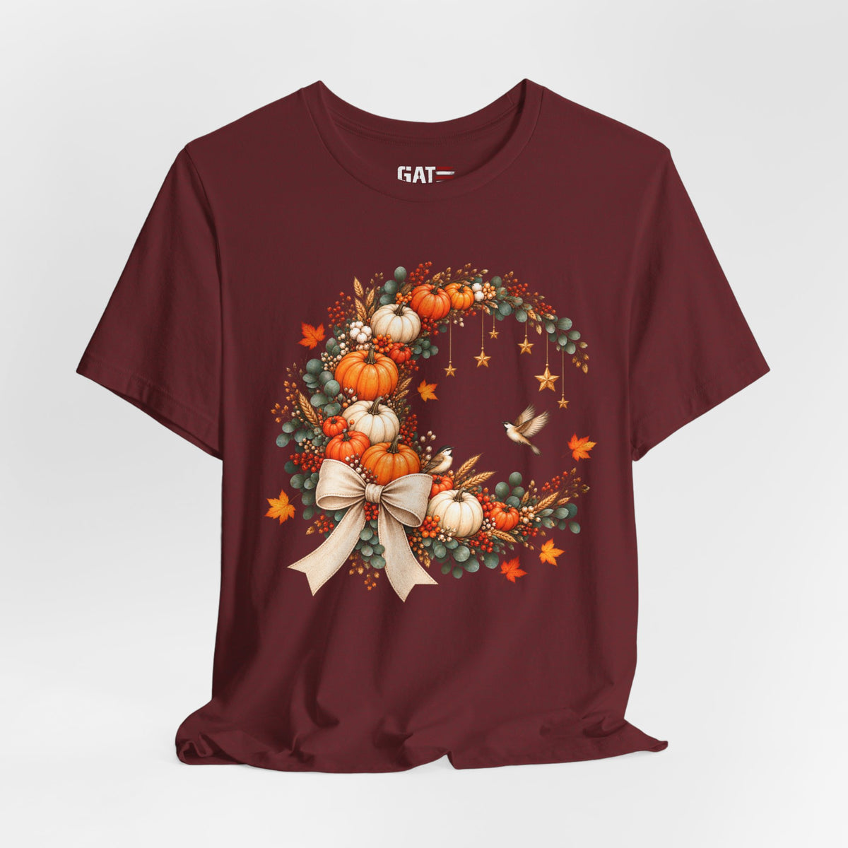 Autumn Pumpkin Wreath Tee