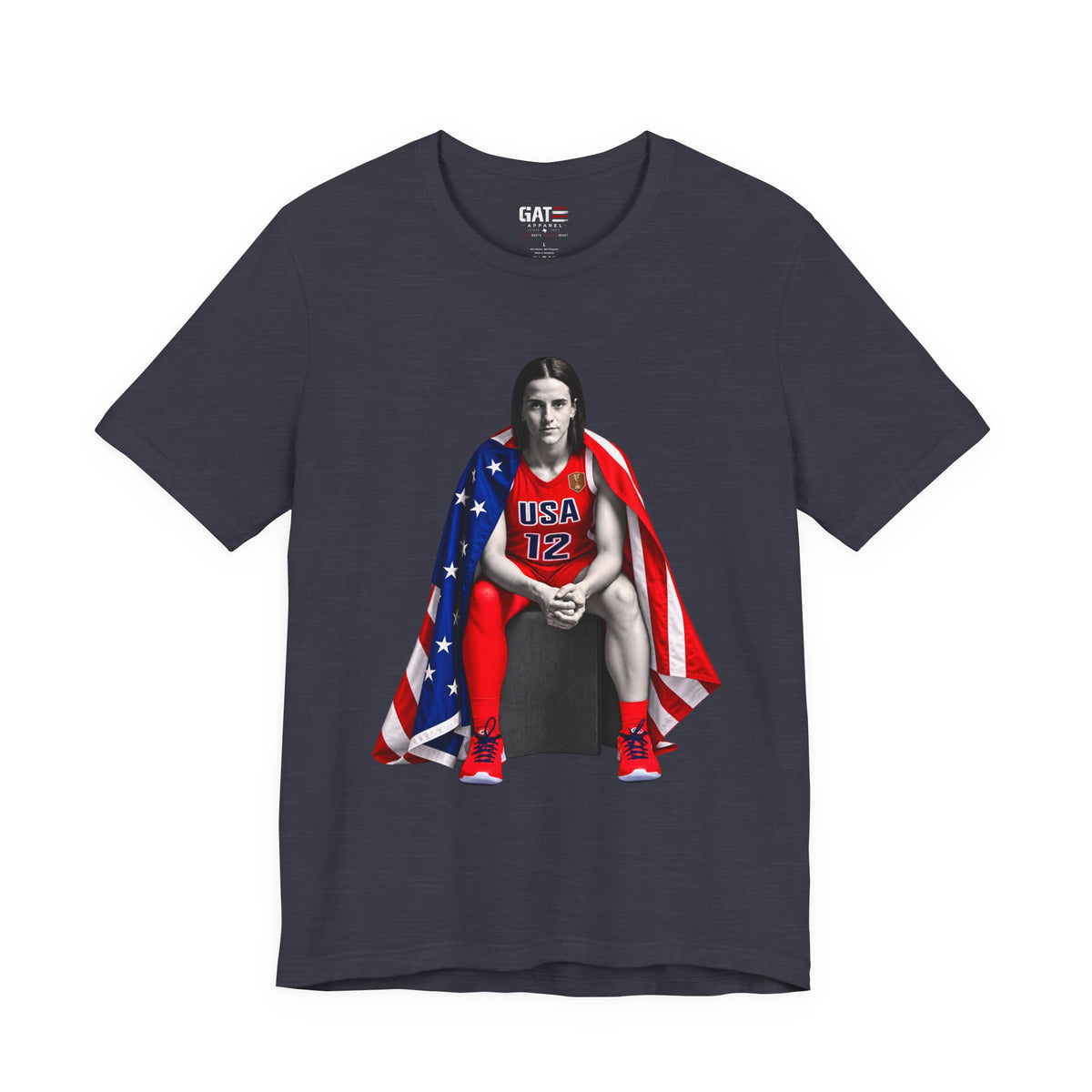 Caitlin Clark Team USA Shirt | Indiana Fever WNBA Tee