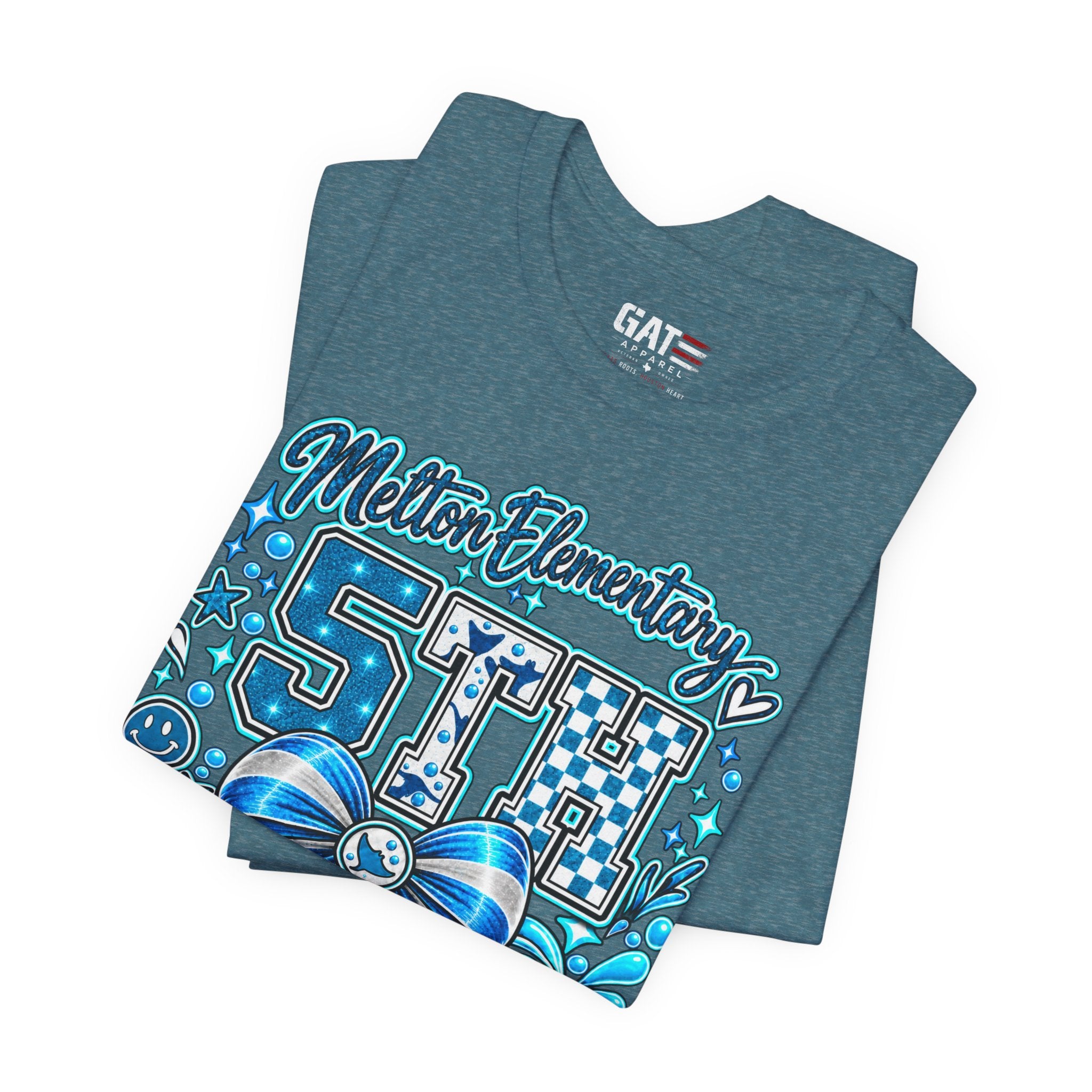 Custom School Shirt Personalized Coquette Bow School Spirit Teacher Student Tee