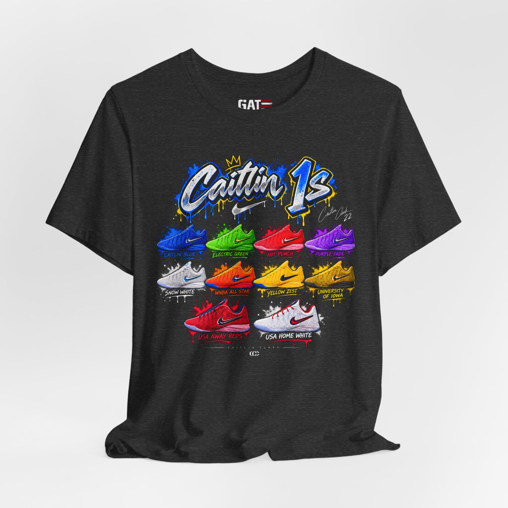 Caitlin Clark Caitlin 1s Sneaker Shirt | Indiana Fever Tee