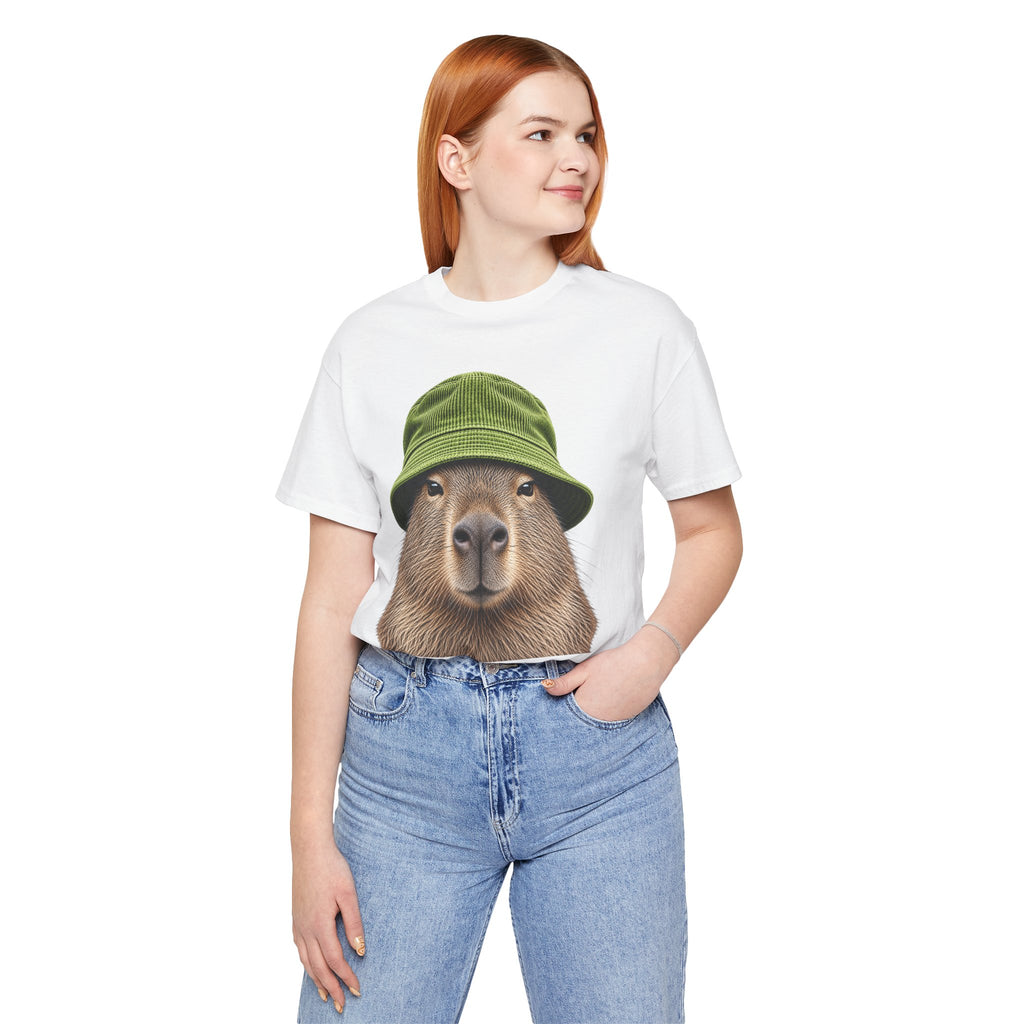 Capybara wearing a beanie graphic T-shirt - alternate product photo 19