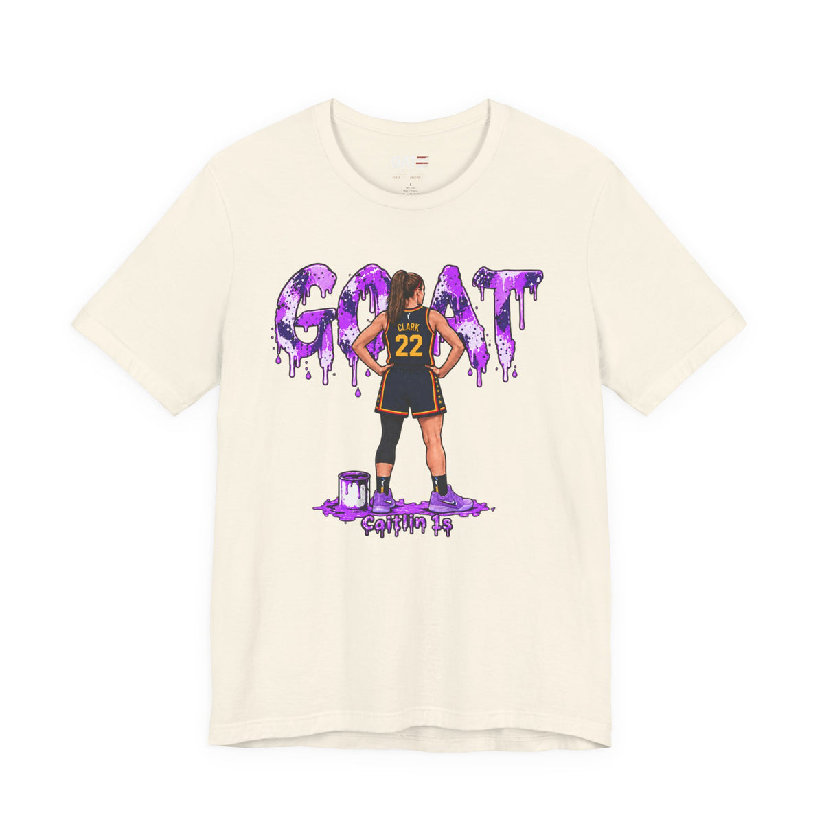Caitlin Clark Caitlin 1s GOAT Purple Fade Sneaker Shirt