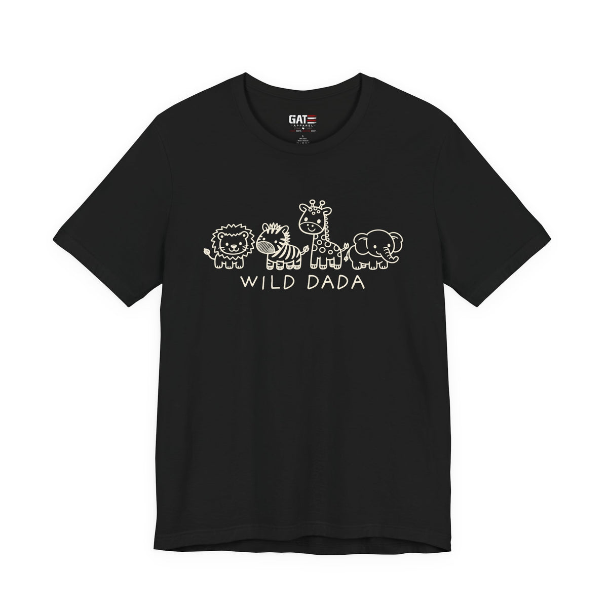 Wild Dada Safari Animal T-Shirt – Cute Graphic Tee for Dads - product image 3