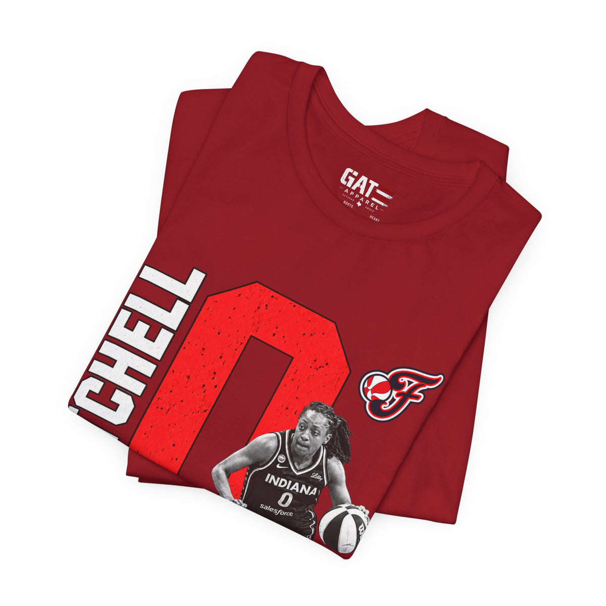 Kelsey Mitchell Shirt | Indiana Fever WNBA Basketball Tee