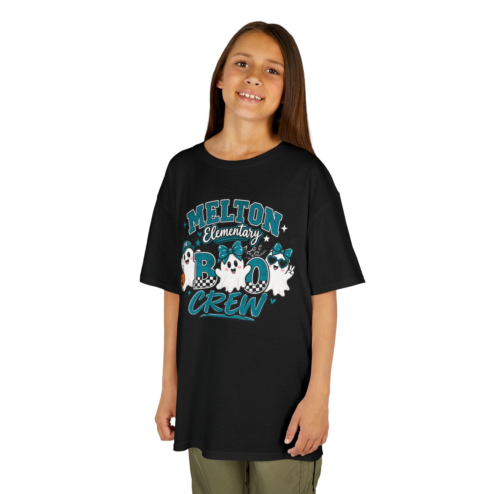 Melton Elementary Kids Boo Crew' Halloween T-Shirt