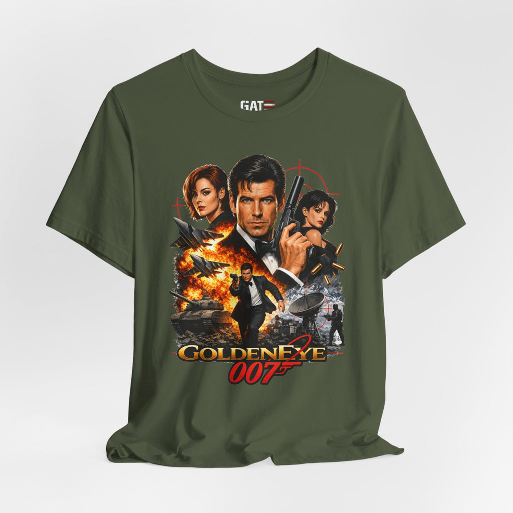 Retro Gamer Shirt, Classic N64 Gaming Tee, FPS Video Game Shirt, Old School Gamer Gift, Retro Gaming Movie Poster Tee | Graphic T-Shirt