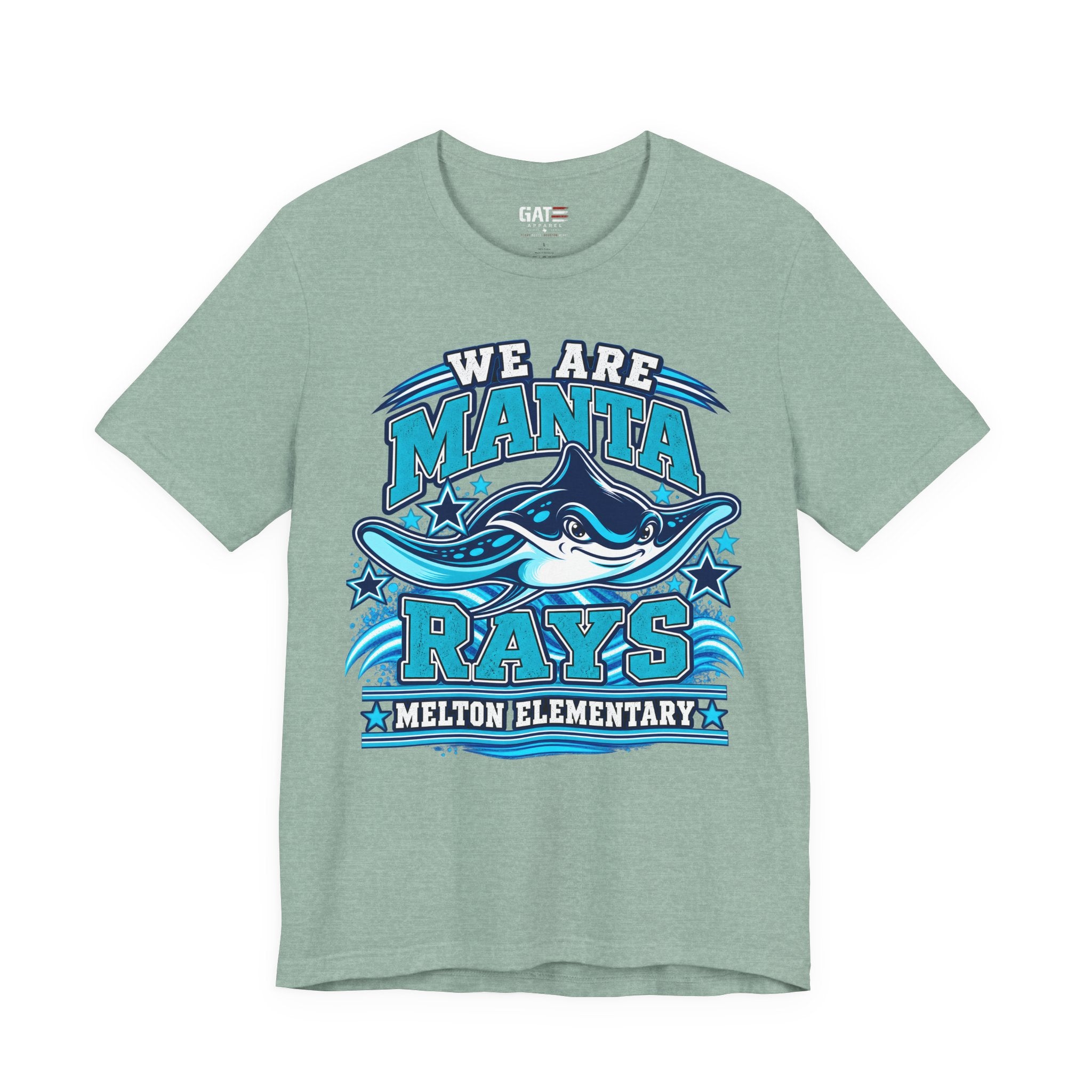 Melton Manta Rays School Tee – "We Are Manta Rays" Melton Elementary Spirit Shirt