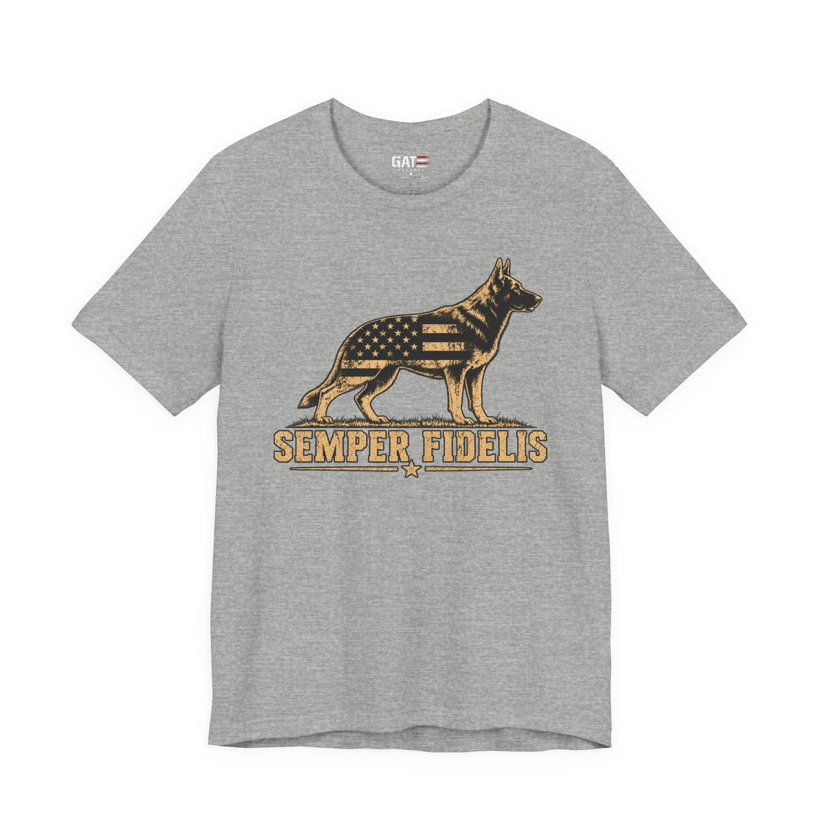 Semper Fidelis German Shepherd Shirt | Military K9 Tee