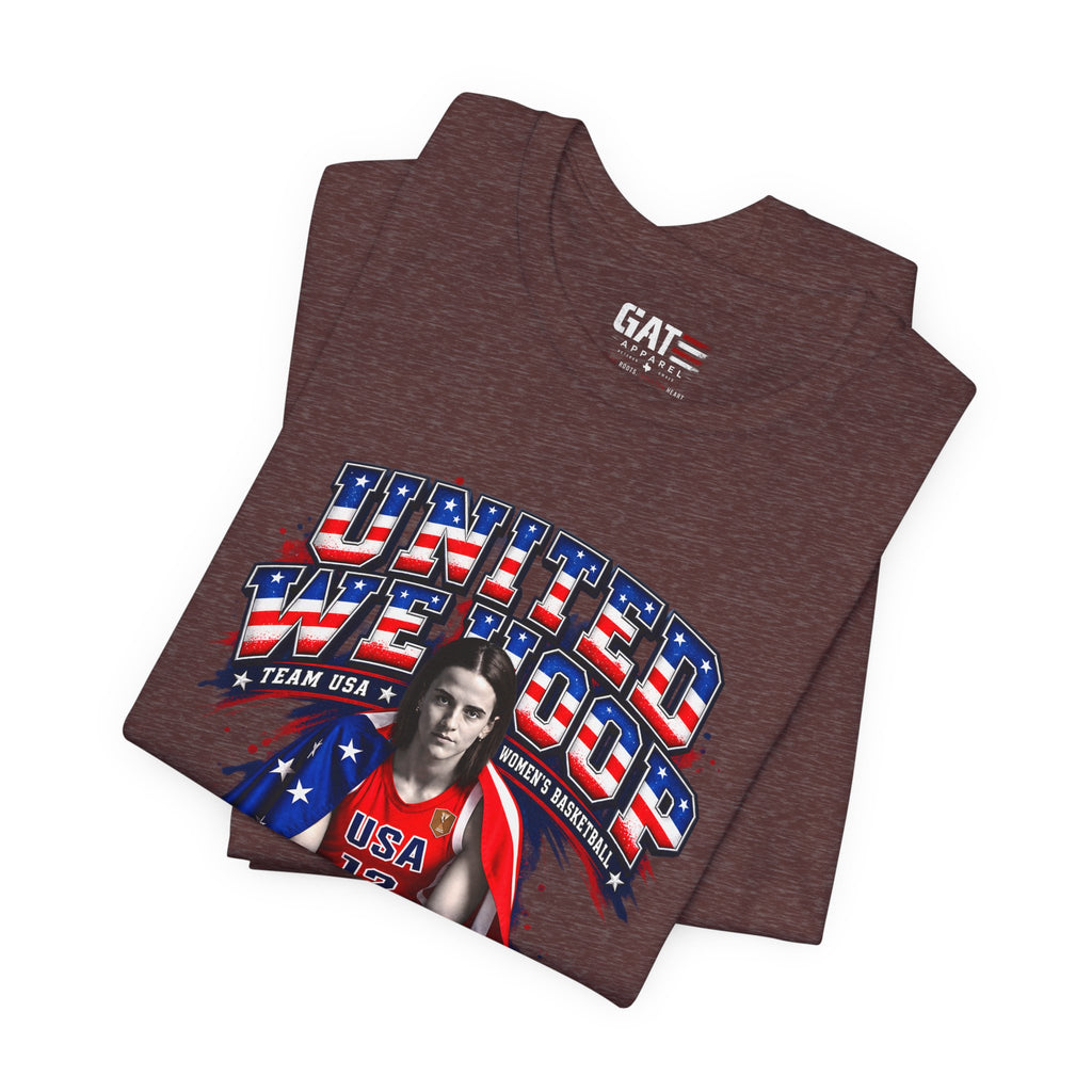 Caitlin Clark Team USA Shirt | WNBA Tee Style 2