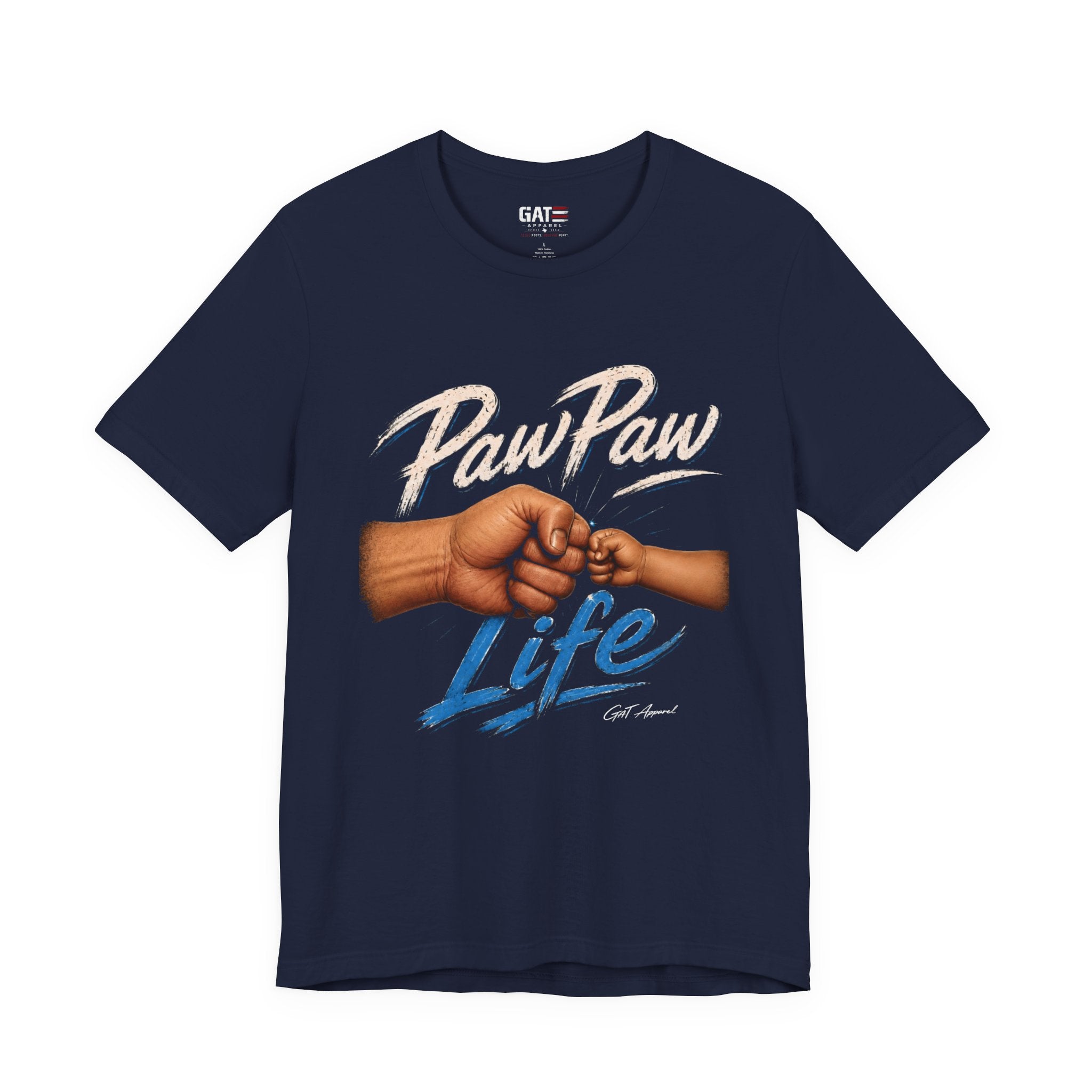 PawPaw Life Tee Style 3 | Grandpa Fist Bump Grandfather Shirt