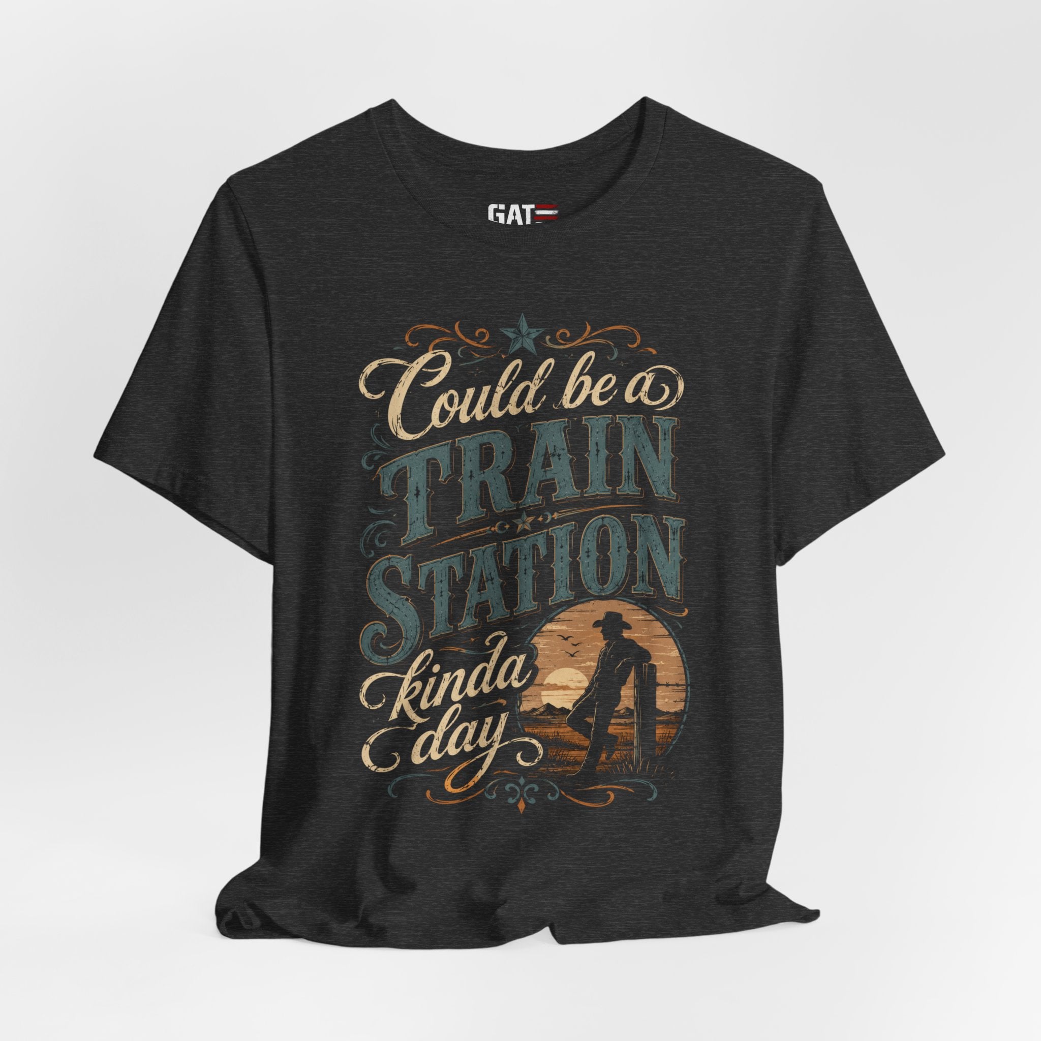 Funny Cowboy Tee | Yellowstone Inspired Western Graphic Shirt | Country Humor Tee, Dutton Ranch, Train Station Shirt, RIP Shirt
