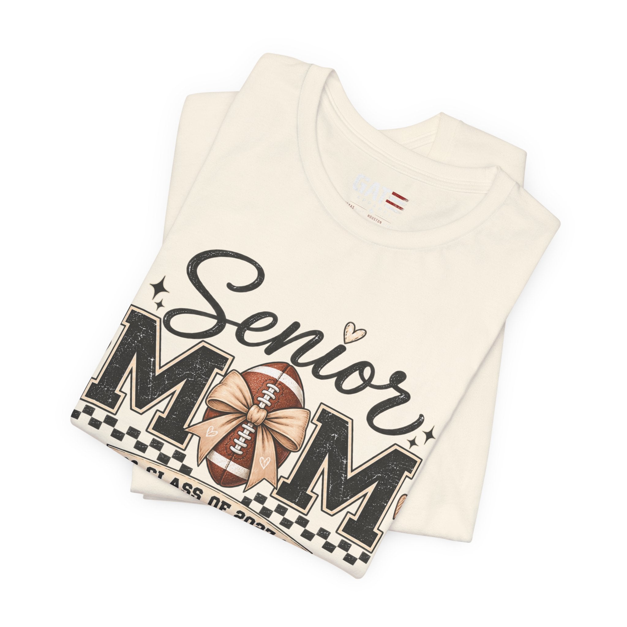 Senior Football Mom Shirt Class of 2027 Final Quarter Game Day T-Shirt