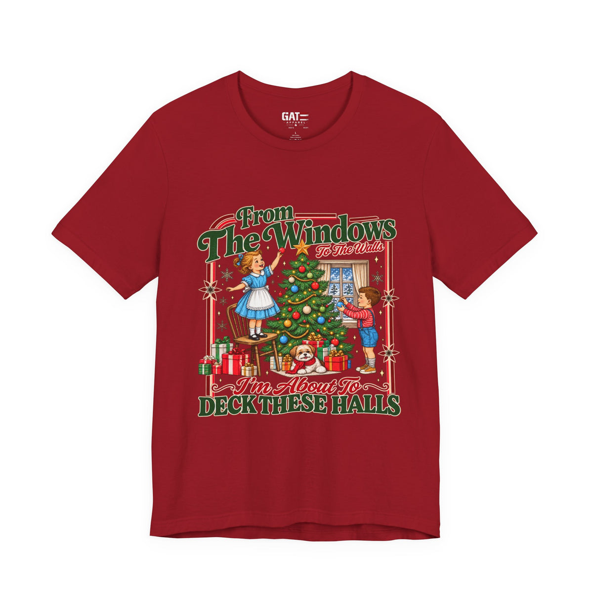 Deck These Halls Christmas Shirt | Funny Holiday Tee