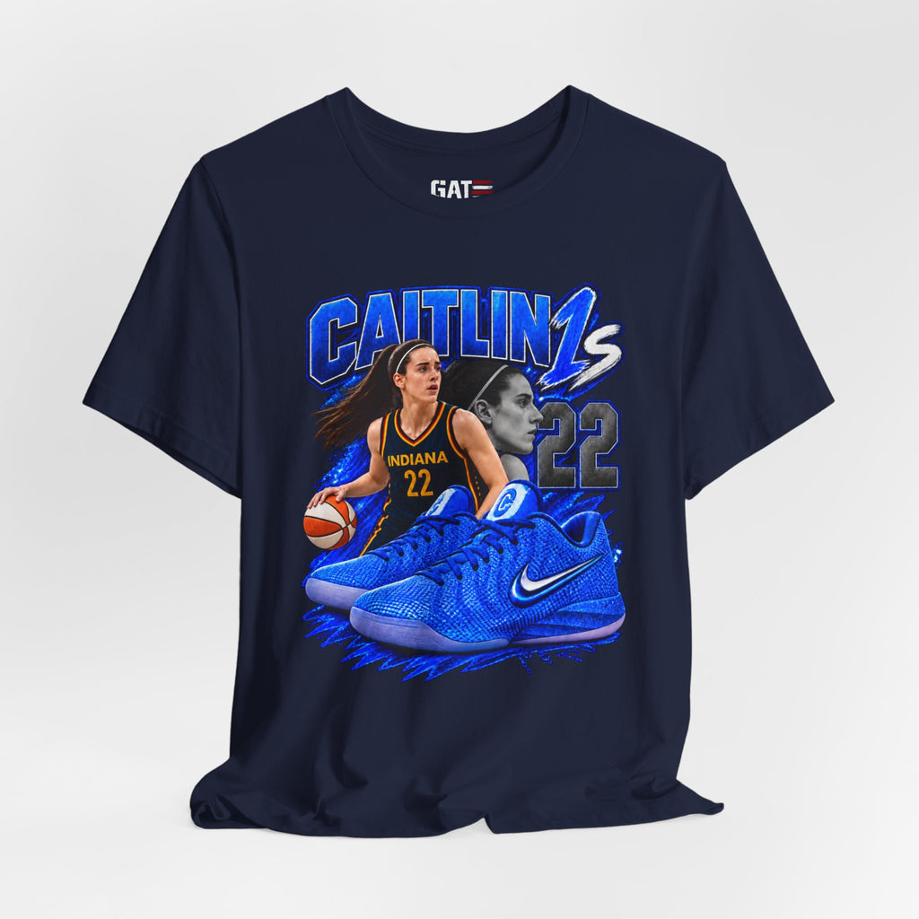 Caitlin Clark Caitlin 1s Racer Blue Classic Sneaker Shirt
