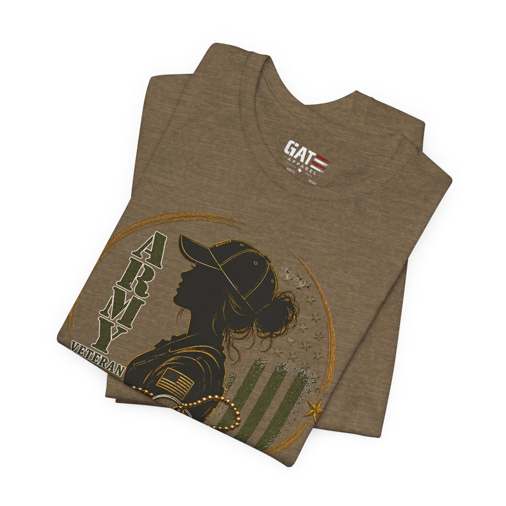 Female Vet Army Veteran Women’s Tee