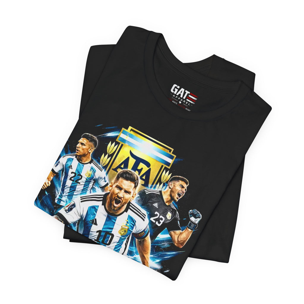 Argentina Soccer Tee – Lionel Messi Copa del Mundo 2022 Football Shirt
