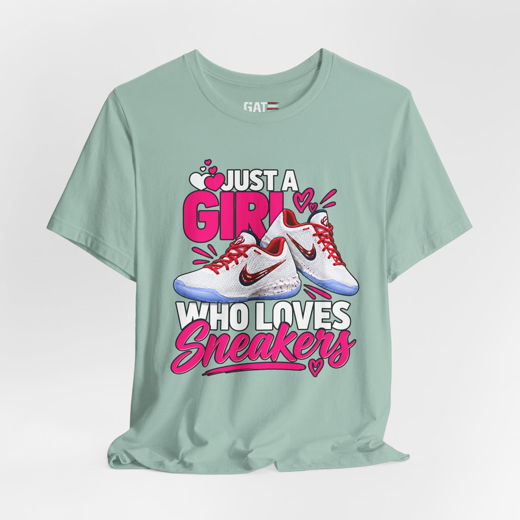 Caitlin Clark Caitlin 1s Just a Girl Sneaker Shirt | Style 4