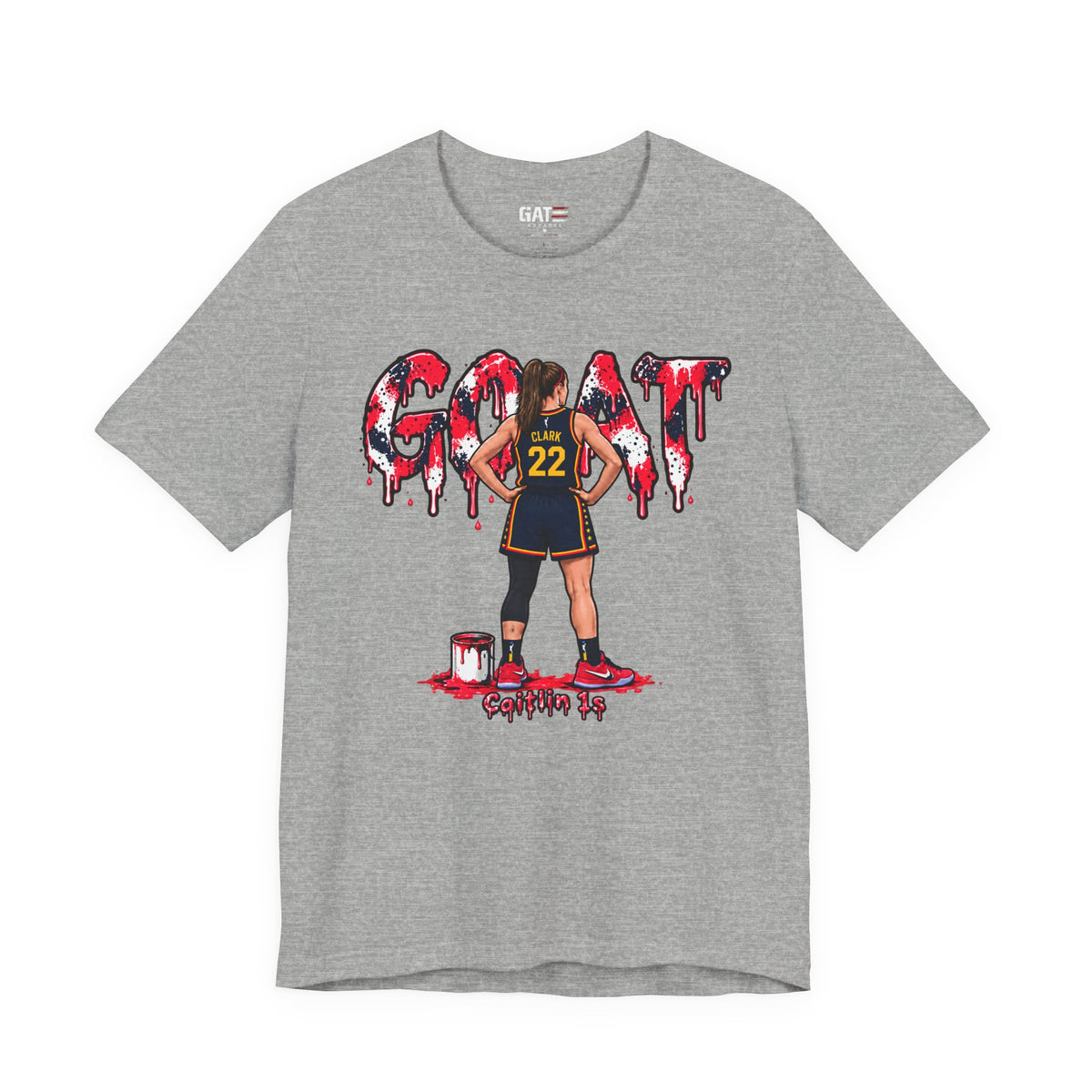 Caitlin Clark Caitlin 1s GOAT Sneaker Shirt | Fever Tee