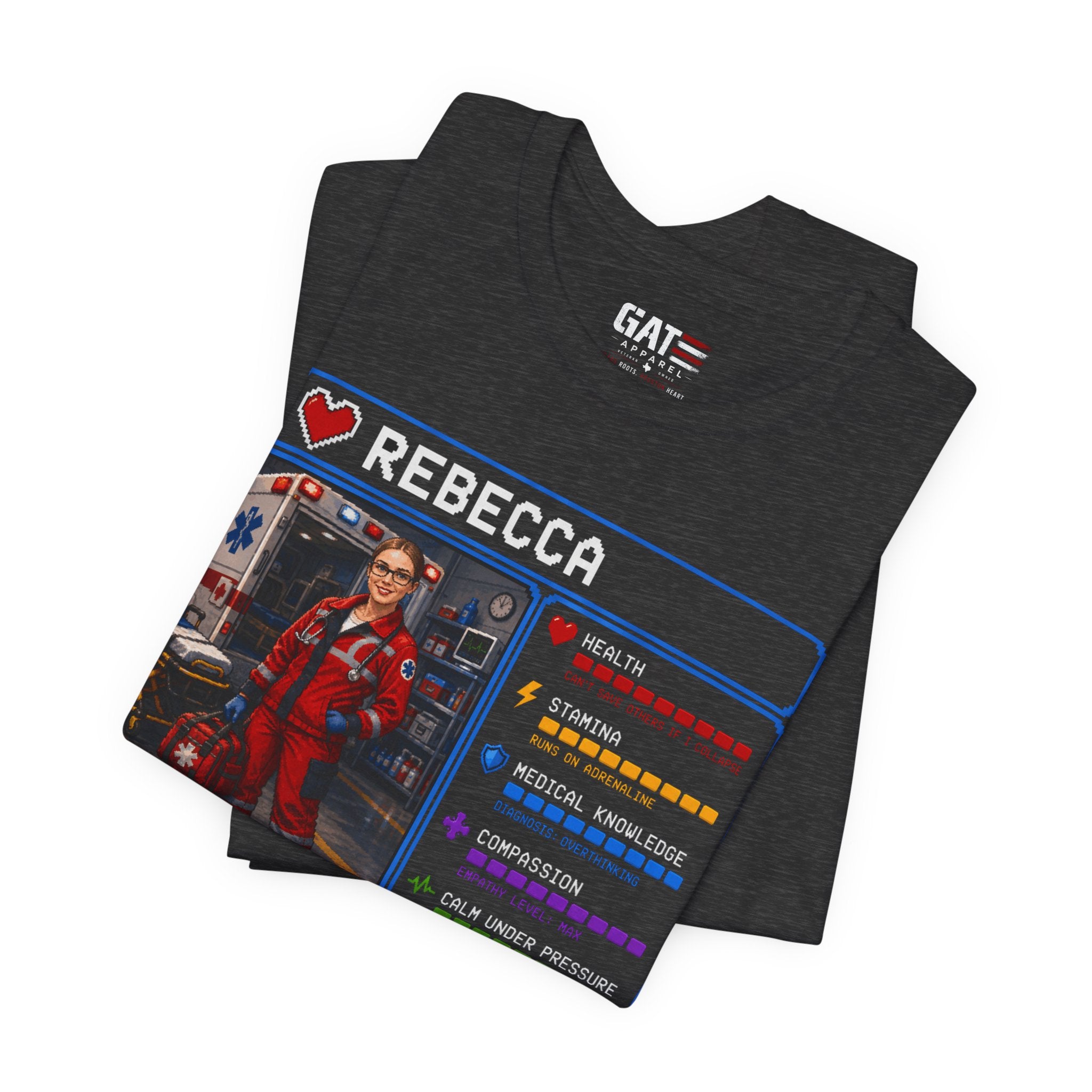Custom Paramedic RPG Character Shirt | Personalized EMT Gift