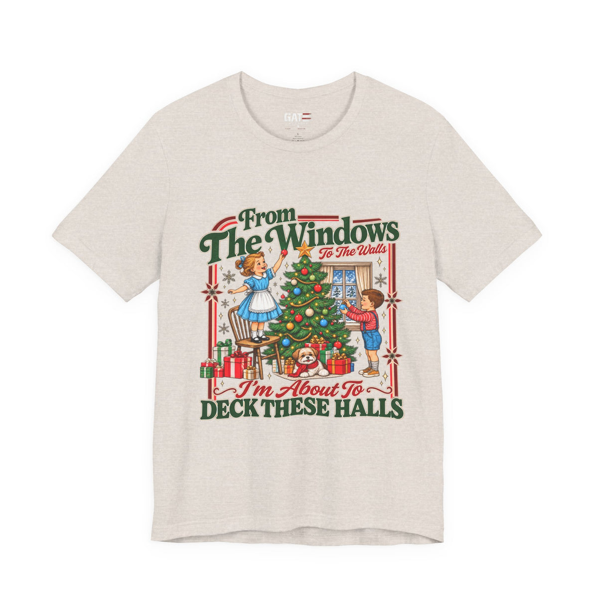 Deck These Halls Christmas Shirt | Funny Holiday Tee