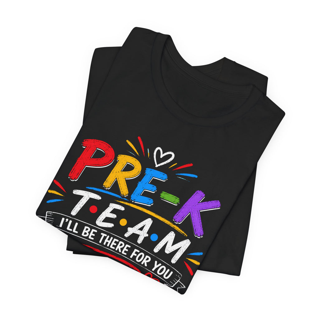 Pre-K Team Tee, Teacher Squad Shirt, Color Dot Inspired Teacher Shirt, Grade Level Team Gift, School Staff Apparel, Friends Theme