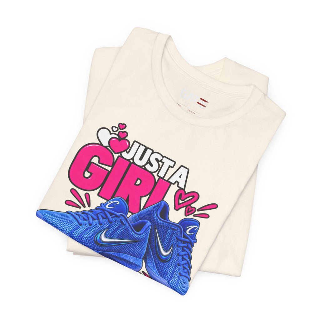 Caitlin Clark Caitlin 1s Just a Girl Sneaker Shirt | Style 1