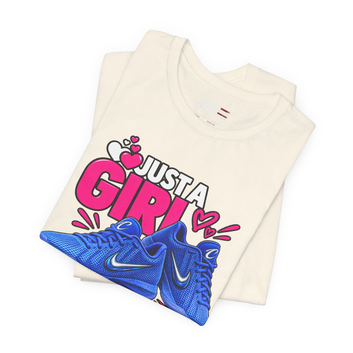 Caitlin Clark Caitlin 1s Just a Girl Sneaker Shirt | Style 1