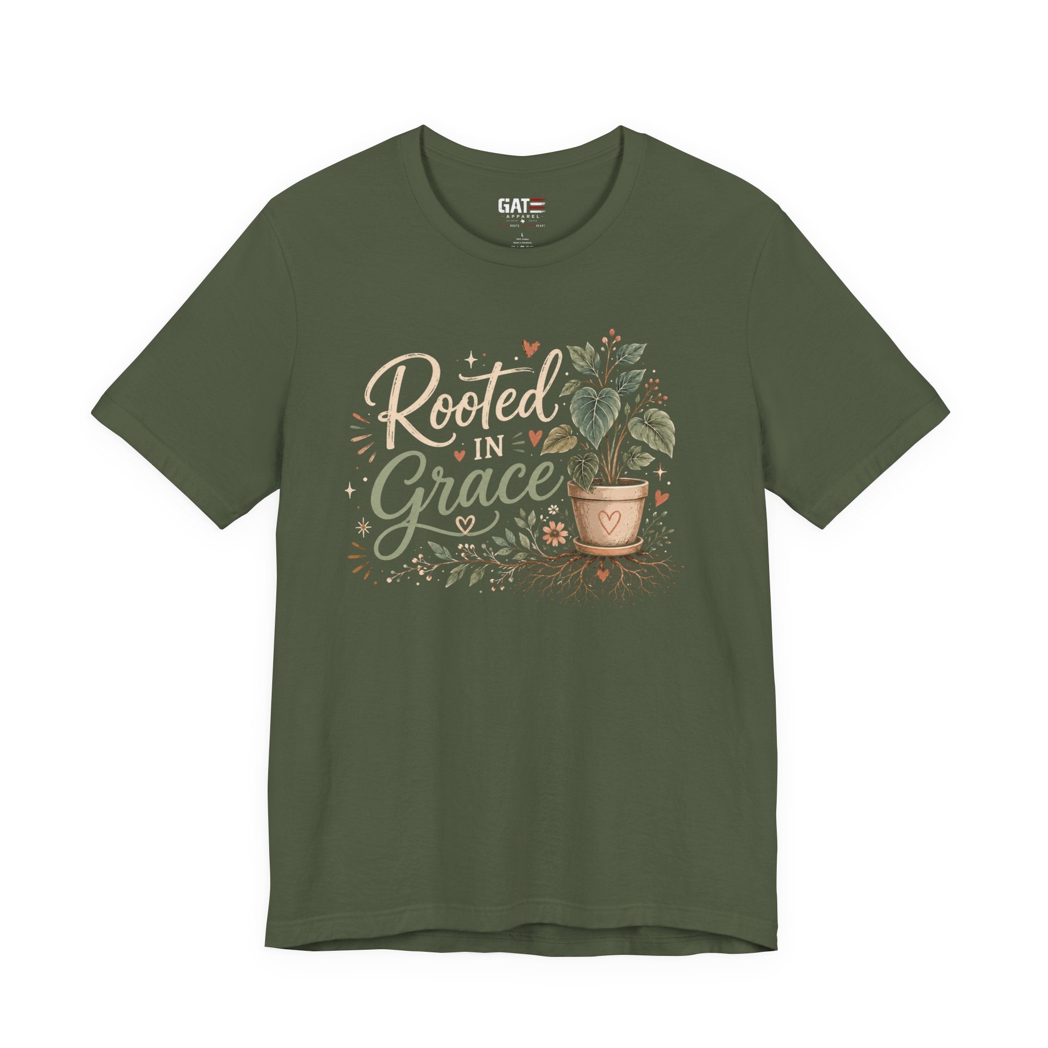 Christian Plant Lover Shirt for Women, Faith Based Gardening Tee, Houseplant Graphic Shirt, Botanical Christian Gift, Plant Mom Apparel