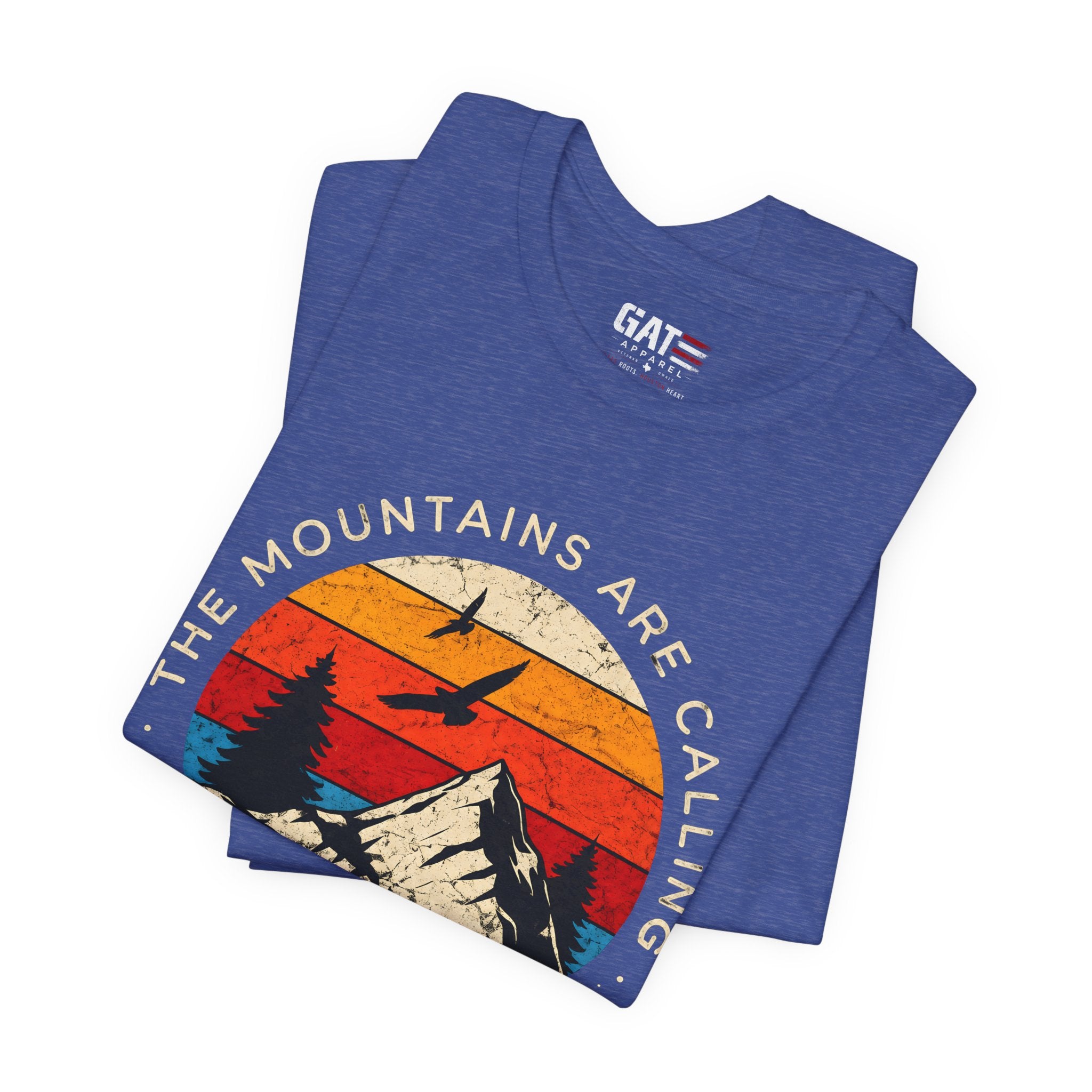 Mountain Adventure Shirt, The Mountains Are Calling Adventure Awaits Tee, Vintage Hiking T Shirt, Camping Shirt, Outdoor Lover Gift, Nature