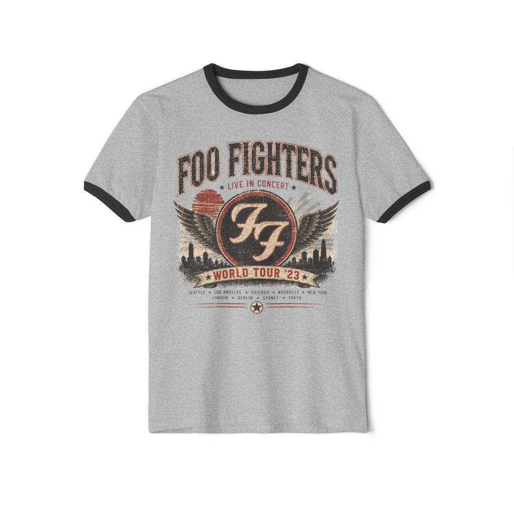 Foo Fighters Ringer T-Shirt – Live in Concert World Tour '23 Tee