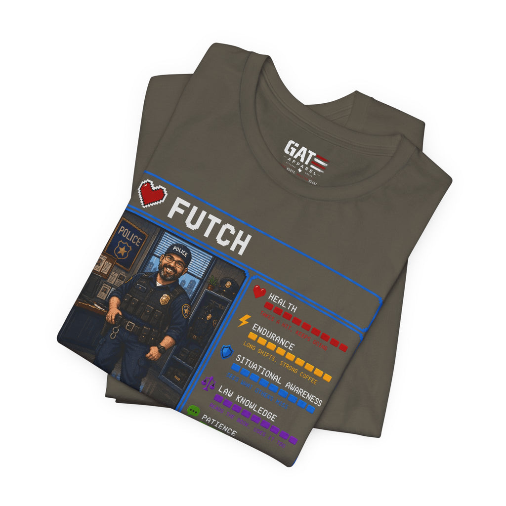 Custom Police Officer RPG Character Shirt | Personalized Law Enforcement Gift