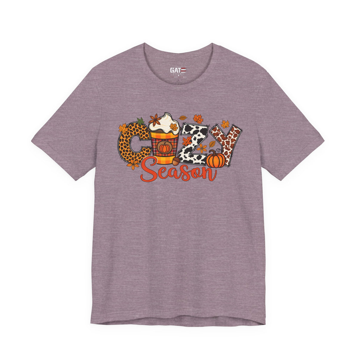 Cozy Season Fall Winter Coffee Shirt - product mockup view 13
